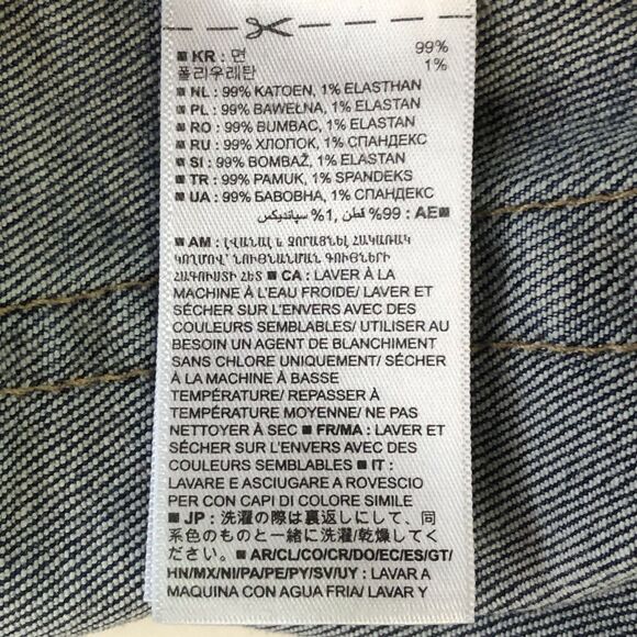 GAP Denim Women’s Cheeky Straight Jeans Medium Indigo Blue Raw Hem Tag Size 2/26 - Picture 15 of 16